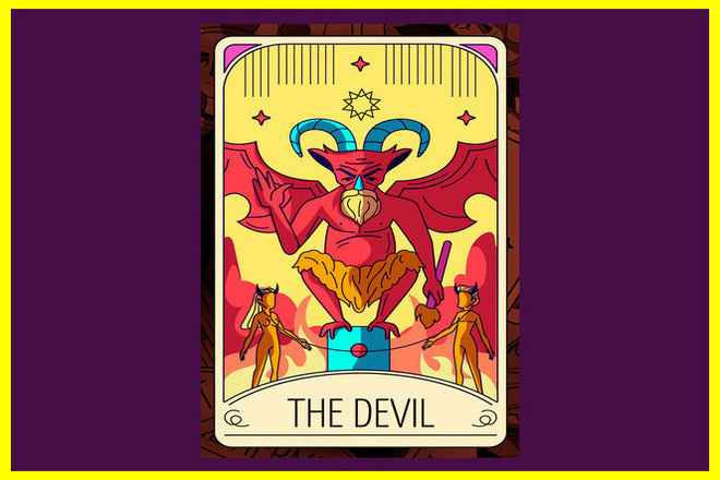 The Devil Tarot Card Meaning: Yes or No, Reversed, Upright, Love, Money, Career, Past, Present, Future, Health, and Spirituality